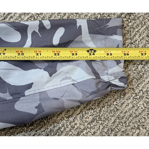 Scales Mens Gray Animal Print Full Zip Jacket Long Sleeve Medium Outdoors - Picture 8 of 8